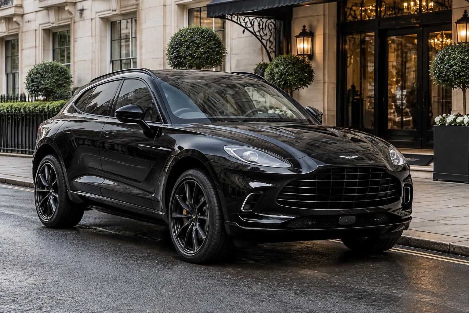 Aston Martin DBX full exterior for hire in London